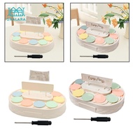 [Gralara] Cupcake Display Carousel with Rotating Plates for Events And Celebrations