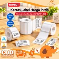 NIIMBOT Sticker Paper Label B21/B1/B3S/B31 | White Thermal Label Sticker Paper | Niimbot Label Refil