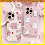 Oppo Reno 7 Pro 5G 8 Pro 5G fon sarung bear cat matte camera protect soft case casing cover telefon 