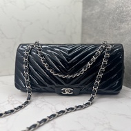 香緹國際精品 CHANEL 漆皮 Jumbo CF 鏈帶肩背包 1002