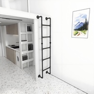 Household Climbing Ladder Dormitory Iron Retro loft loft Cross-Border Students Bedding Stairs Straig