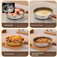 manysincerity Stainless Steel Pasta Pot Cooking Noodle Pot Multi Usage Cooking Pot With Glass Cover 