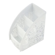 Daiso Regaria Remote Stand White 11.8cm x 8.8cm x 13.2cm