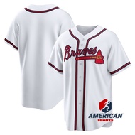 Men's 2023MLB Atlanta Braves Gray Baseball Team Jersey
