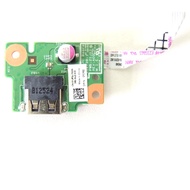 DELL INSPIRON 14R 5421 14R 5437 YJP8J 0YJP8J USB PORT BOARD WITH RIBBON CABLE 31P3J 031P3J USED (KN 