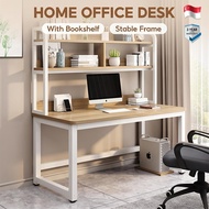 [SG Stock] Study Table Book Shelf Computer Table 80CM/100CM/120CM Home Office Desk Gaming Table