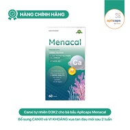 Viên uống bổ sung Canxi vitamin K2 và D3 Aplicaps Menacal hộp 60 viên
