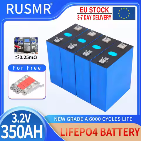Grade A 4-8PCS 3.2V 50Ah 100Ah 320Ah 350Ah Lifepo4 Lithium Iron Phosphate Battery DIY 12V 24V 36V 48