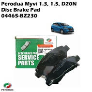 Perodua Myvi 1.3, 1.5, D20N Disc Brake Pad (04465-bz230) (Oem)