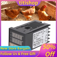 Titishop Digital LED Temperature Controller  PID Set AC 100-240V 3 Pieces for Farm