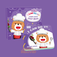 I Can Do It ! 8 Topics 16 Pages Montessori Kids Busy Book for kids ( 1 Book) Quiet Book / Stickers B