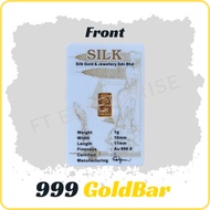 【Gold Bar】1g Gold Bar 999.9 Pure Gold | Jongkong Emas | Certified Gold