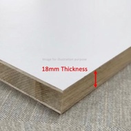 BLOCK BOARD SHEET. SINGLE SIDE WHITE 18mm thk .1ft x 2ft & 2FT X 2FT SHEET . DIY. EASY TO INSTALL
