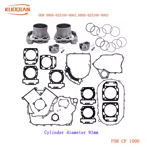 2 set Cylinder I&II Piston Gasket Kit for CF 800HO 550 Z8 UForce U8 ZForce Fedex ups CF800cc engine 