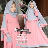 Baju Fashion Muslim RUMANA KIDS Bahan WOLFICE USIA 7 9 TAHUN Syari Terbaru 2023 Model Gamis Syari Set Hijab Gamis Anak Perempuan Gamis Terbaru 2023 Modern Remaja Baju Anak Perempuan Umur 7 Dan 9 tahun Murah Gamis Anak Perempuan Model Terbaru 2023 Murah