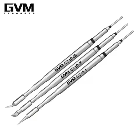 GVM-C210 Lead-free Tips Compatible Aixun C210 T210 T26 T26D S21 Soldering Station Hand C210-I/IS/K T