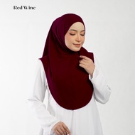 Tudung Sarung Instant Syria Cotton FREE Inner| SIZE 2XL | Labuh