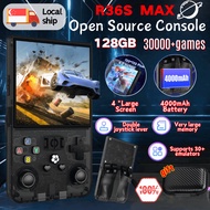 R36S MAX 128/64GB OPEN SOURCE CONSOLE HD 4.0 Inch IPS Screen 30000+ Games Open Source Portable Handh