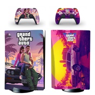 GTA 6 PS5 Standard Disc Edition Skin Sticker Decal Cover for Console & Controller PS5 Skin Sticker V