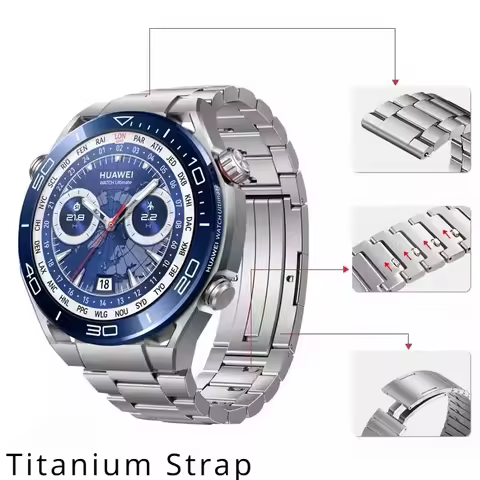 Titanium Strap for HUAWEI Watch Ultimate /Watch 3/GT 3pro New / 22mm Watchband for Huawei GT5 Pro /G