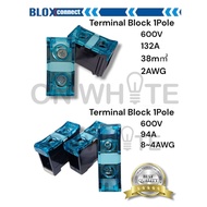 BLOX TERMINAL BLOCK 90A/94A - 132Amps 1POLE 600V