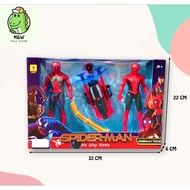 (2 pcs) Hero Series Spiderman Action Figure With Web Shooter Cosplay Toys Kids Set