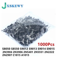 Chip 1,000pcs 2N2222 2N222A 2N2907A 2N5401 2N5551 S8050 S8550 S9012 S9013 S9014 S9015 2N3904 2N3906 