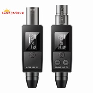 UHF Wireless Microphone Transmitter Receiver XLR Microphone Wireless System Suitable for 48V Capacitive Microphone Spare Parts Parts