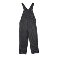 (Black XL) Imokey Rex Daily Basic Overall Frog Union Drill Retro