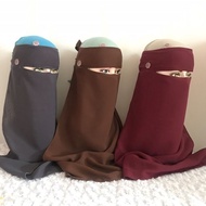 niqab aritachi / niqab 1layer / niqab ninja / niqab murah