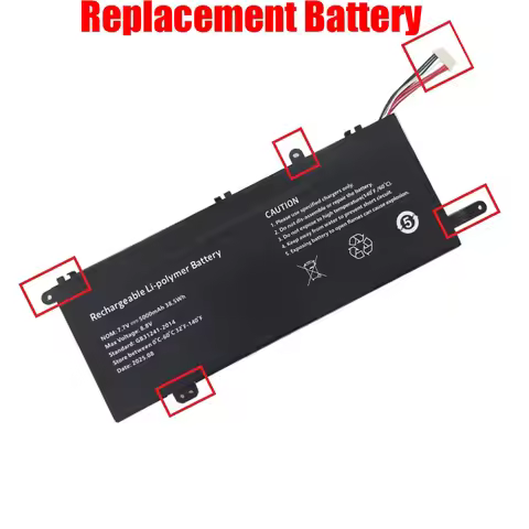 Laptop Replacement Battery XU156 XU160 5074116PV-2S1P 7.7V 5000MAH 38.5WH 10PIN 7Lines New