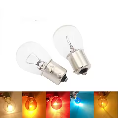 10/4/1X 1156 P21W BA15S 1157 BAY15D BA15D car warm white halogen lamp reverse lights brake bulbs Sto