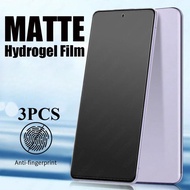 3PCS 4D Full Coverage HD Matte Screen Protector For iQOO Z9x Z9s Z9 Z8x Z7x Z7s Z7i Z7 Z6x Z6 Z5x Z5