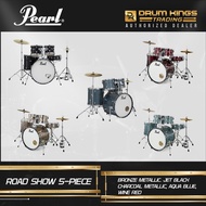 Pearl Roadshow 5-Piece Drum Set with Hardwares &amp; Cymbals