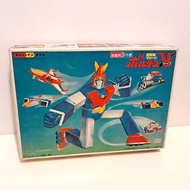 最初版 公仔logo 舊Bandai V型電磁俠 懷舊模型 完成品 voltes v popy bullmark action toys 超合金
