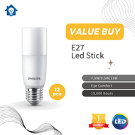 Philips LED 7.5W 9.5W 11W Stick Bulb ( 3000K / 4000K / 6500K ) ( 12 pcs )