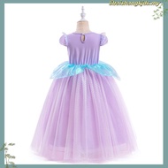 ❤️Girls Princess Cosplay Mermaid Cinderella Rapunzel pakaian kanak-kanak kostum pakaian mewah mewah 
