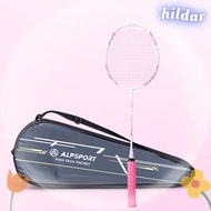 HILDAR Badminton Racket,  Cherry T800 Strings Grips Racquet Carrying Bag, Professional High Resilien