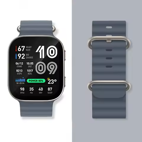Ocean Band For Amazfit Bip Max bip6 bip 5 Smartwatch Wristband Soft Silicone Sport Bracelet Correa A