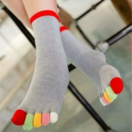 cotton Warm Soft Anime Cotton 5 Toes Socks Funky Socks Five fingers