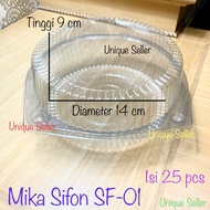 Mika Bolu Bulat Sifon 12 14 16 18 20 22 25 cm / Mika Bolu Bulat Sifon 12cm 14cm 16cm 18cm 20cm 22cm 