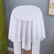 2025 new lace fabric dust-proof cloth cover cylind 2025新款蕾丝布艺防灰尘布遮盖巾圆柱形立柜空调罩套柜机柜式盖布fct1.5