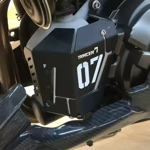 For Yamaha TRACER 7 GT 7GT TRACER7 TRACER7GT 2021 2022 2023 2024 Motor CNC Radiator Guard Coolant Re