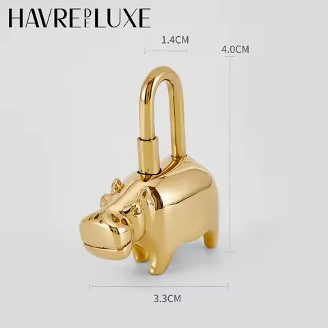 Lock pendant For Hermes Birkin Kelly Bag Animal Full Steel Metal High-grade Bag Charm Pegasus Hippo 