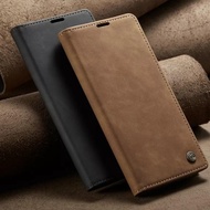 Ready Samsung C9 Pro | S8 | S9 | S8+ | S9+ Plus Flip Cover Magnetic Caseme Leather Case Wallet Cover Hp Leather Wallet Case