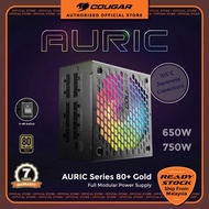 Cougar PSU AURIC 650/750W 80+ Gold 750W Full Modular with aRGB Fan 7 Years Warranty