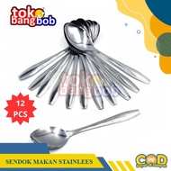12 Pcs Stainless Steel Tablespoons Dozen Tablespoons Large Tablespoons