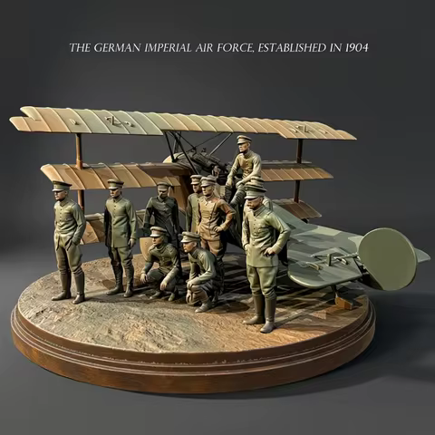 The height of man 24mm 48mm Self-color and assemble the resin soldier model kit TD-7798/3D
