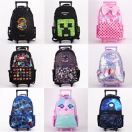 Australian Smiggle Primary School Students' Burden Reduction Girl Boy Princess Trolley Bag Large Capacity Backpack