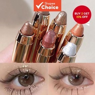 Bobeini 2-in-1 Glitter Eyeshadow Double-Ended Eyeshadow Pencil For Contouring And Highlighting, Non-